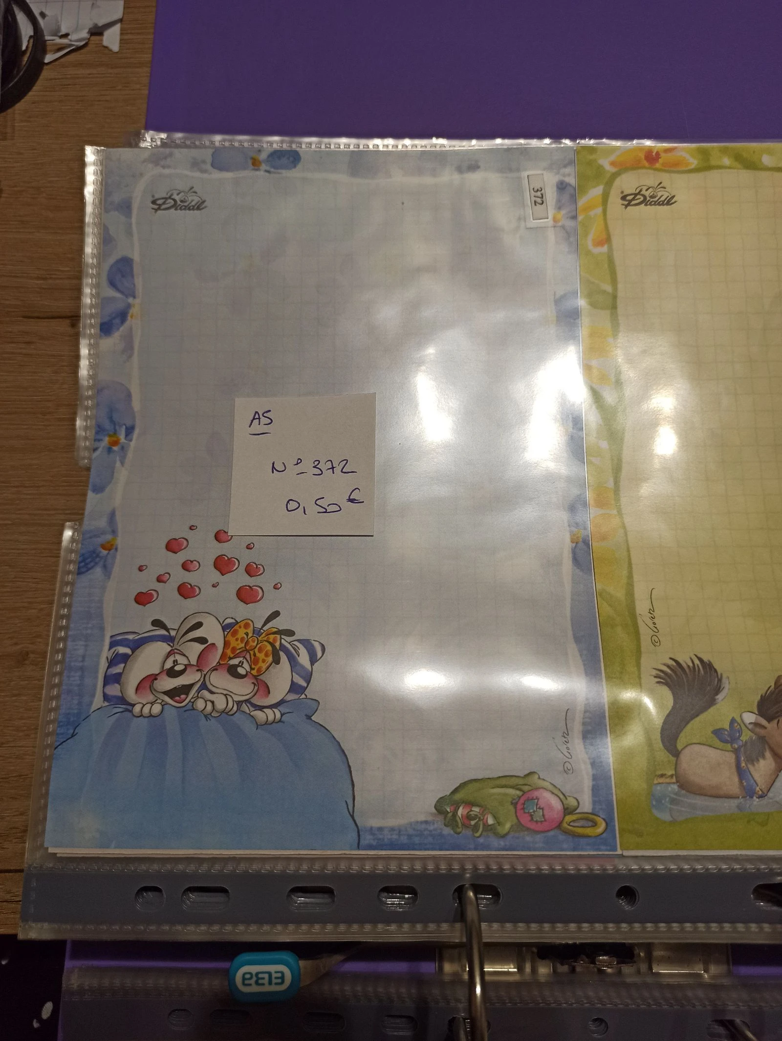 Feuille Diddl A5 372 0,50e 